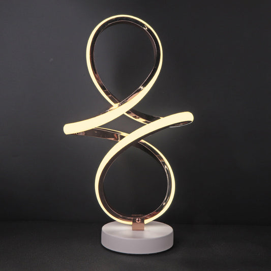 Skorter | InfinityGlow – LED Spiral Table Lamp with Endless Design