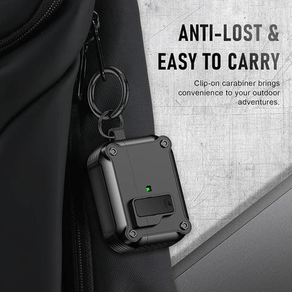Skorter | Armor Shockproof Lock Clip AirPods Case