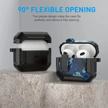 Skorter | Camouflage Security Lock AirPods Case