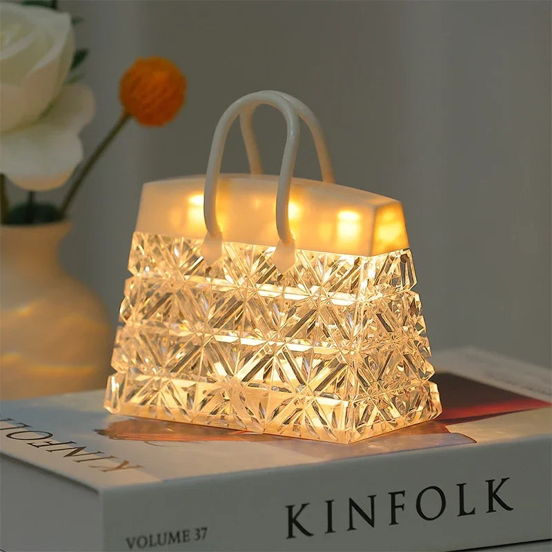 Skorter | CrystalBag | Creative Acrylic Night Light in Handbag Shape