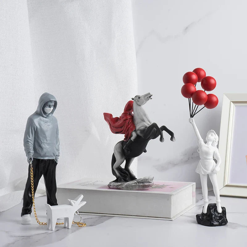 Skorter | Banksy inspired sculpture collection