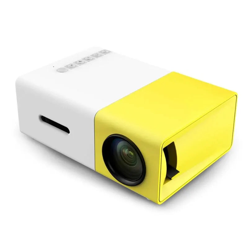 Skorter | YG300 Mini LED Projector 1000 Lumen - HDMI/USB Home Media Player