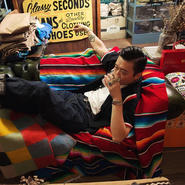 Skorter | Colorful Mexican Serape Blanket