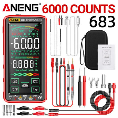 Skorter | 683 Smart Multimeter - High-End Touch, 6000 Counts, Rechargeable