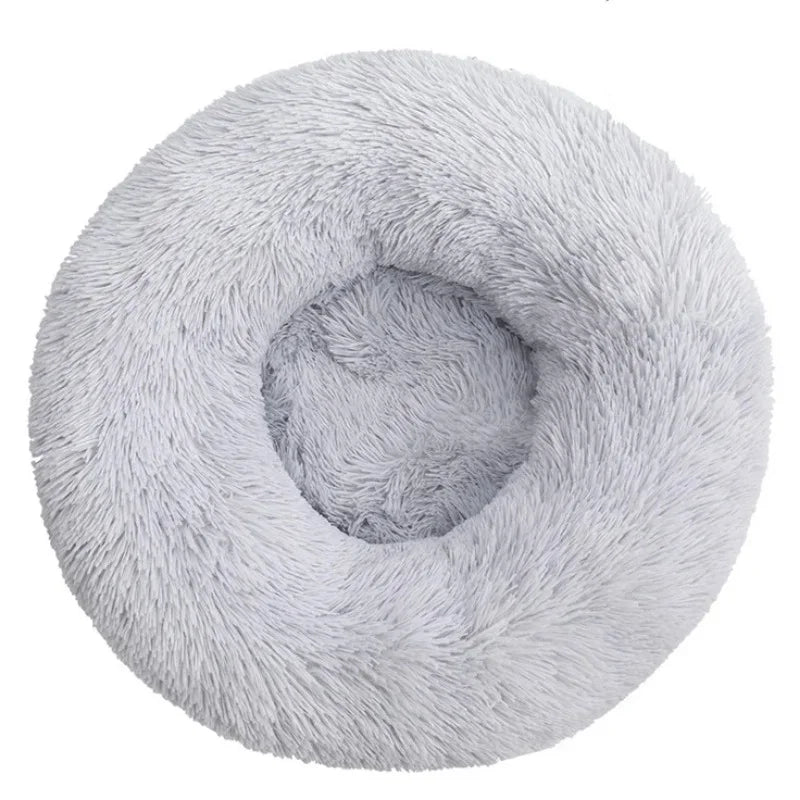Skorter | CozyNest Plush Round Pet Bed – Washable & Non-Slip