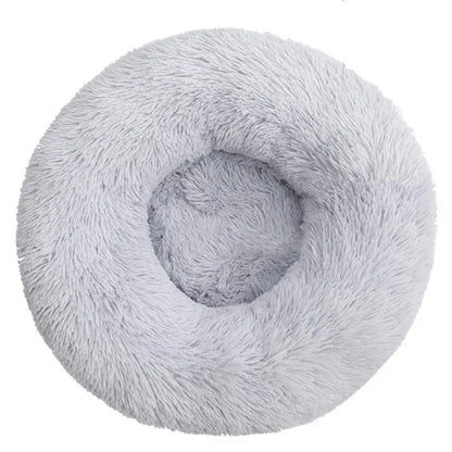 Skorter | CozyNest Plush Round Pet Bed – Washable & Non-Slip