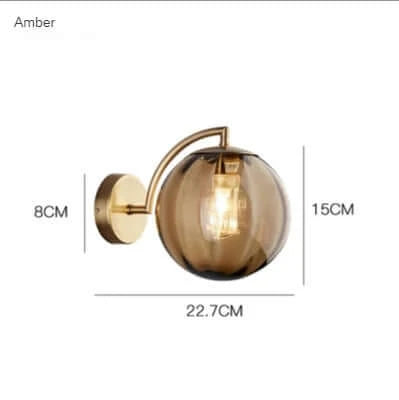 Skorter | Colorful Glass Modern Wall Lamp