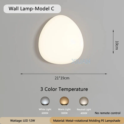 Skorter | WhiteCloud - Modern LED Wall Lamp for Children's Room and Bedroom
