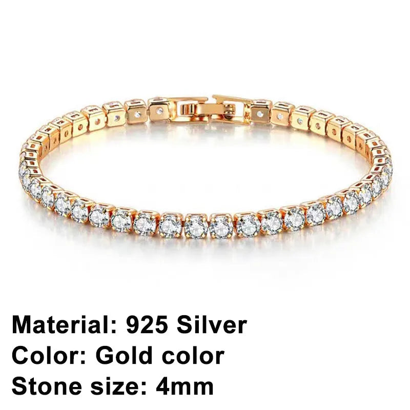 Skorter | Tennis Bracelet – Shine with Attitude: Elegance in Sterling Silver and Hip-Hop Flair!