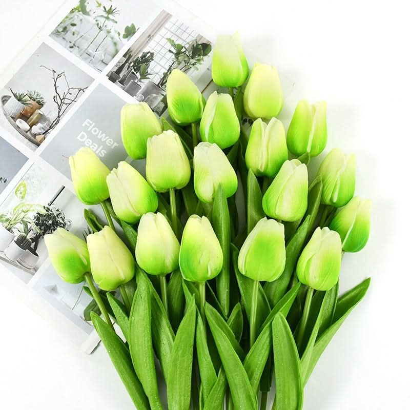 Skorter | Artificial Tulip Bouquet with Realistic Lifelike Flowers