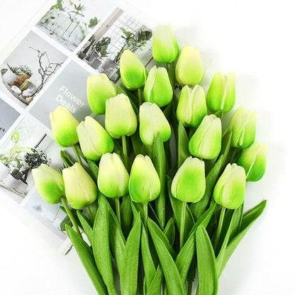 Skorter | Artificial Tulip Bouquet with Realistic Lifelike Flowers