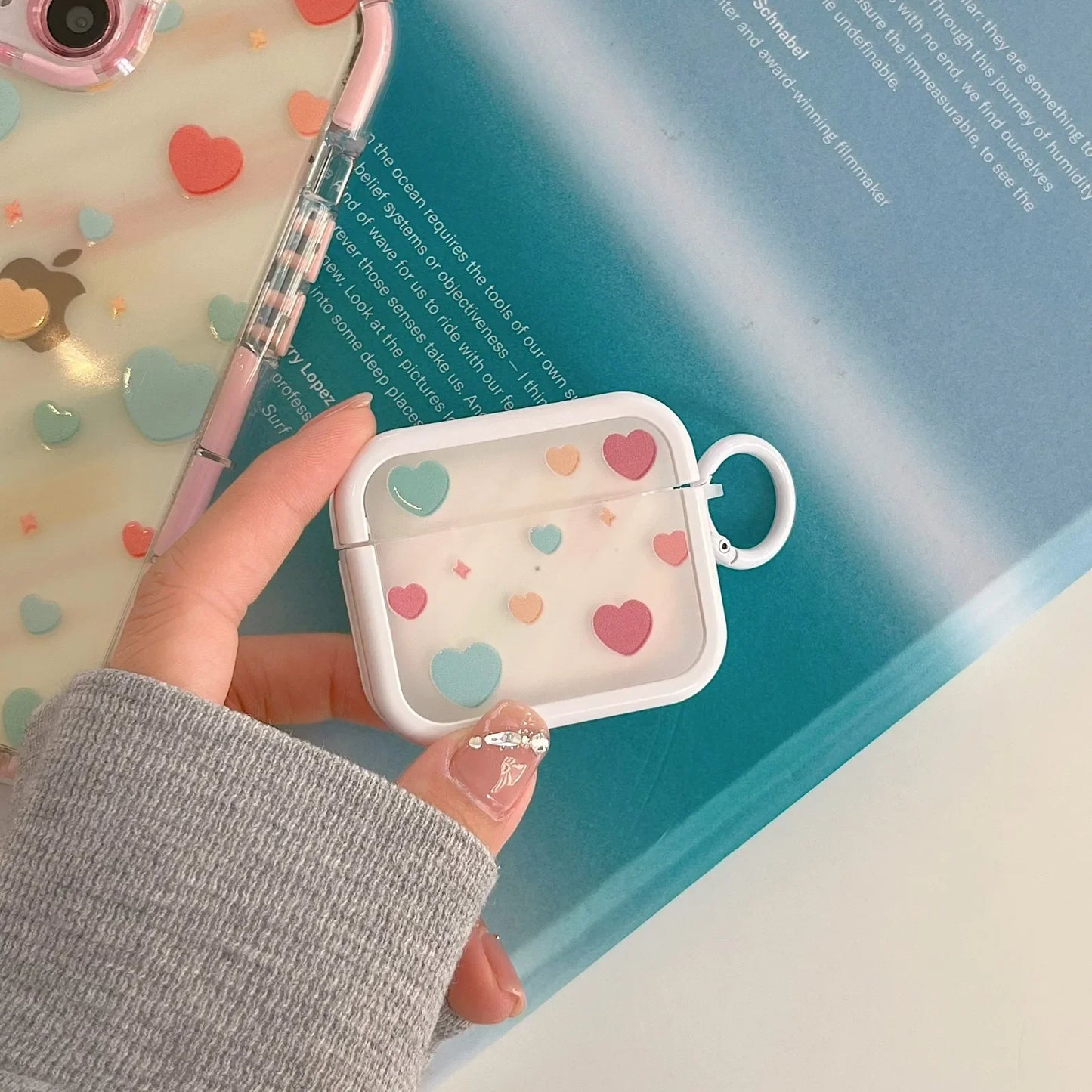 Skorter | Cute Hard Cover AirPods Pro 2/3 Case - Ring Holder