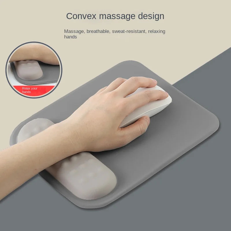 Skorter | Ergonomic Mouse Pad with Memory Foam Wrist Rest & Anti-Slip Base