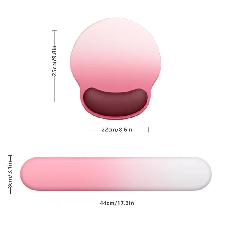 Skorter | Ergonomic Mouse Pad with Wrist Support & Anti-Slip Silicone Base