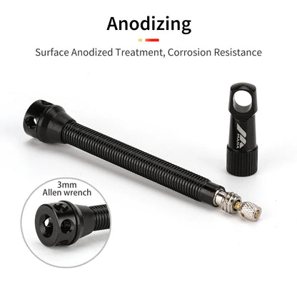 Skorter | MANA Bike Presta Valve - Aluminum Alloy Valve for Tubeless Bikes