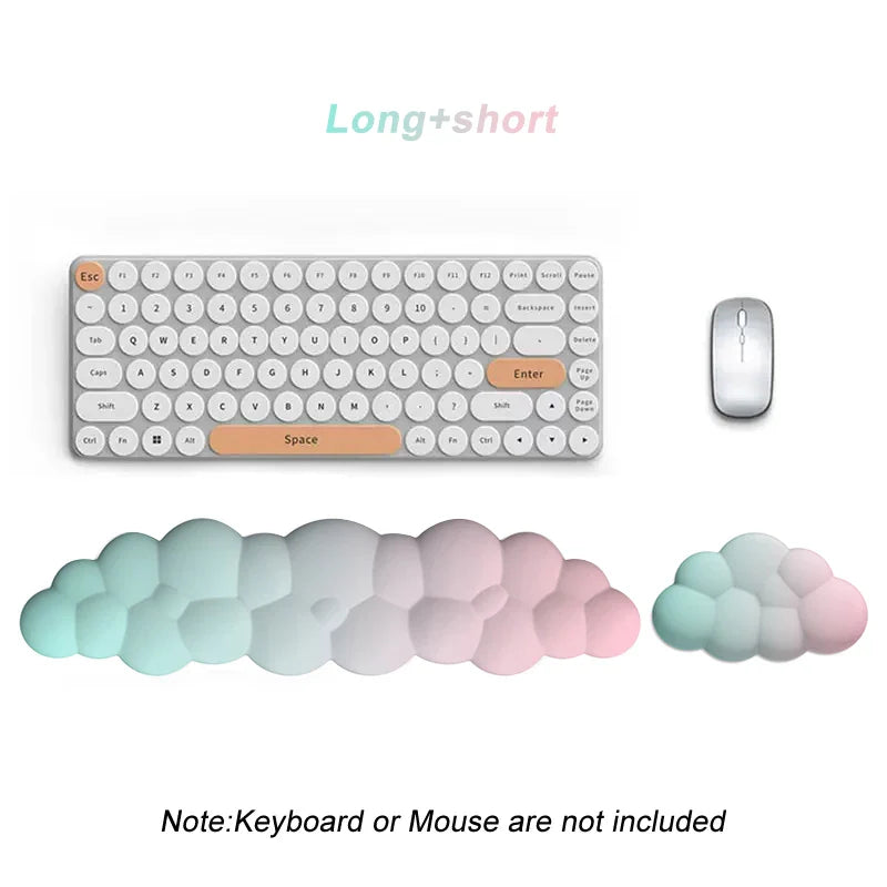 Skorter | Ergonomic Memory Foam Keyboard & Mouse Wrist Rest Set