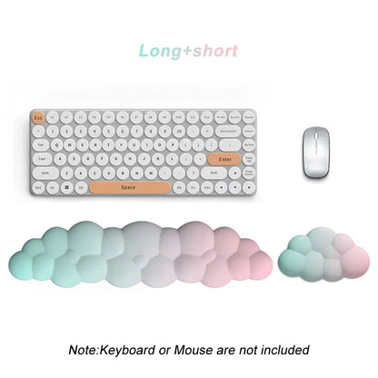 Skorter | Ergonomic Memory Foam Keyboard & Mouse Wrist Rest Set