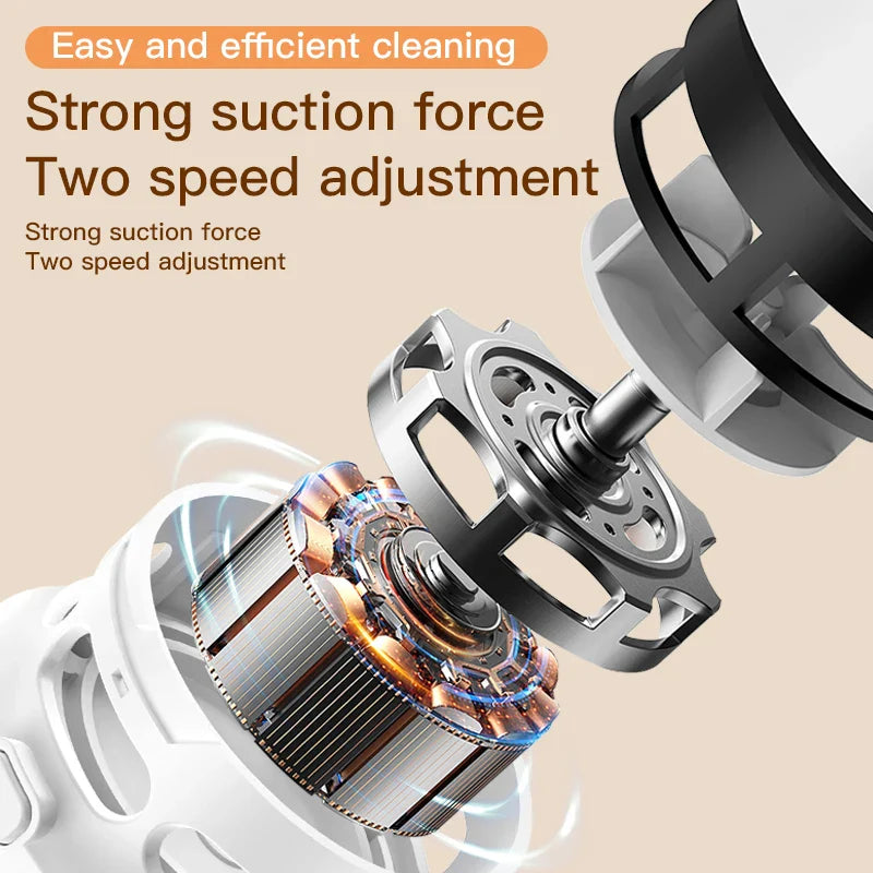 Skorter | 21-in-1 Rechargeable Mini Vacuum & Brush Set