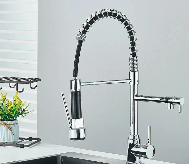 Skorter | FlexiNickel – 360° Swivel Kitchen Mixer Tap