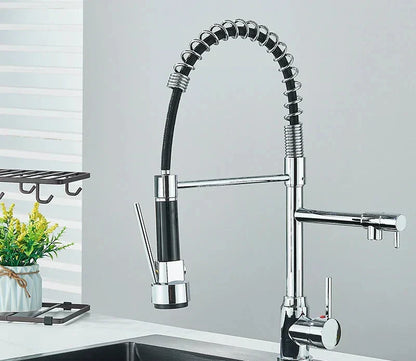 Skorter | FlexiNickel – 360° Swivel Kitchen Mixer Tap