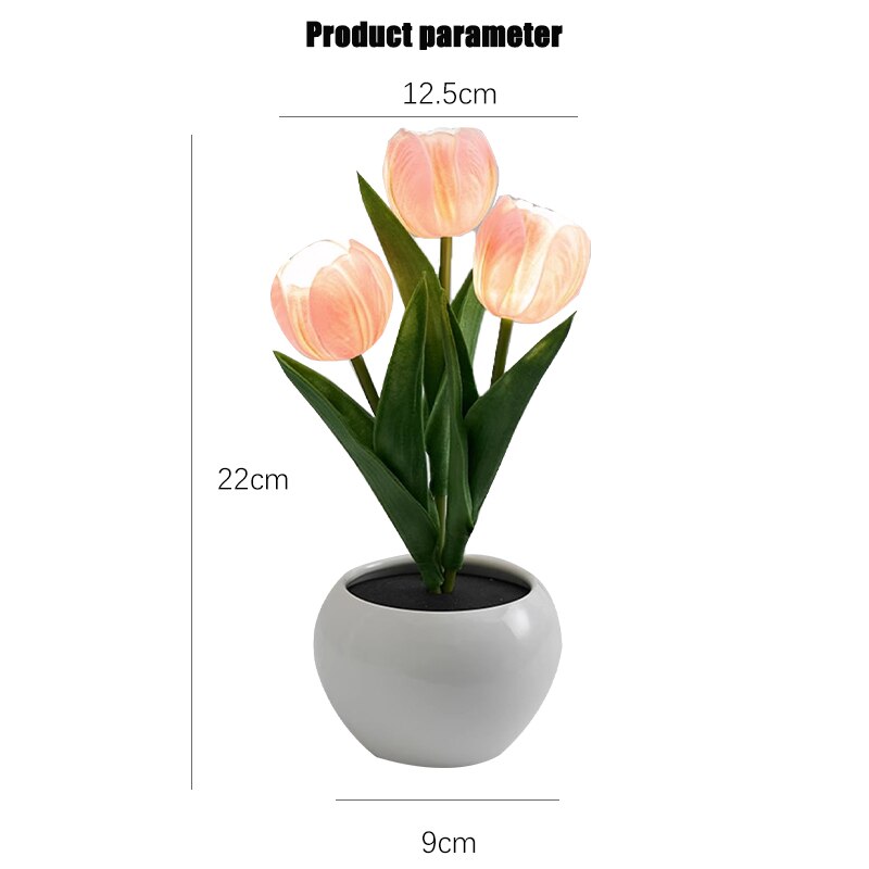 Skorter | Glowing Tulip: Premium Table Lamp