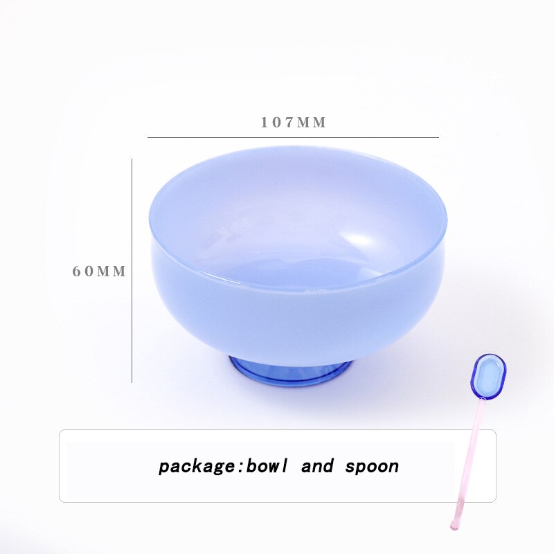 Skorter | Colorful borosilicate dessert bowl with spoon