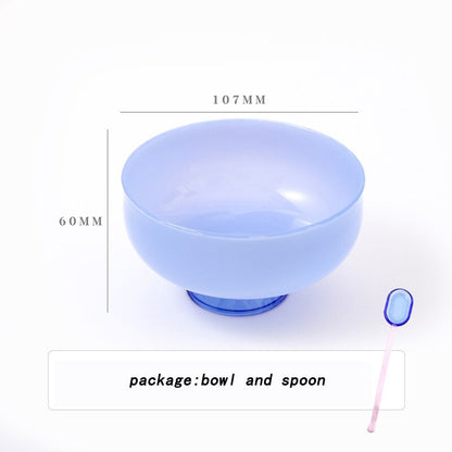 Skorter | Colorful borosilicate dessert bowl with spoon