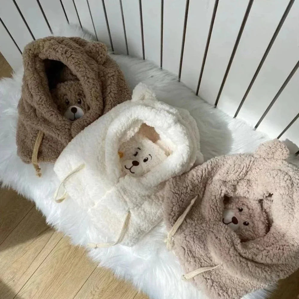 Skorter | Cartoon Hat with Attached Scarf