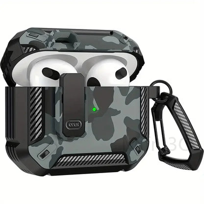 Skorter | Camouflage Security Lock AirPods Case