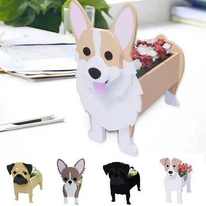 Skorter | Flower pot - Pawsome - Dog plant container - Various breeds