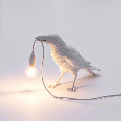 Skorter | Modern Lucky Bird Table Lamp – Creative Resin Animal Design for Bedroom and Living Room