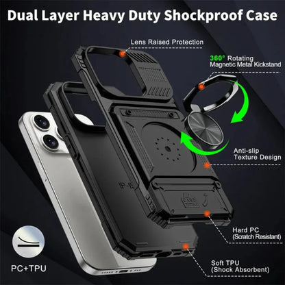 Skorter | Card Slot Protector Case with Magnetic Kickstand for iPhone