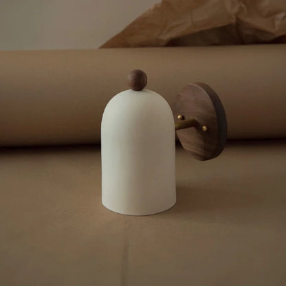 Skorter | TimberSoul – Wabi-Sabi Walnut Wall Lamp for Natural Ambience