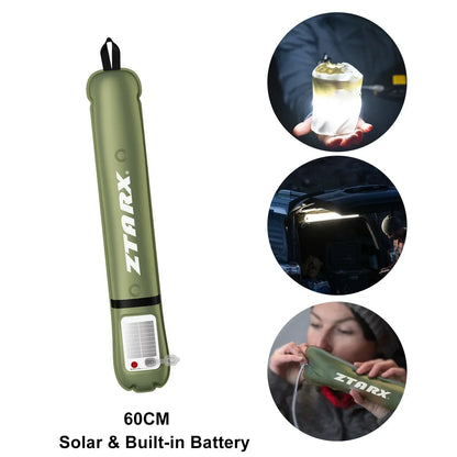 Skorter | Inflatable Solar LED Tube Light - LumiGlow Pro