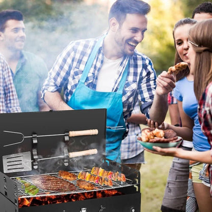 Skorter | Folding Steel Grill for Mobile BBQ & Spontaneous Grilling Fun