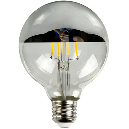 Skorter | RetroGlow - Vintage LED Table Lamp with Wooden Base, Dimmable and Warm Light