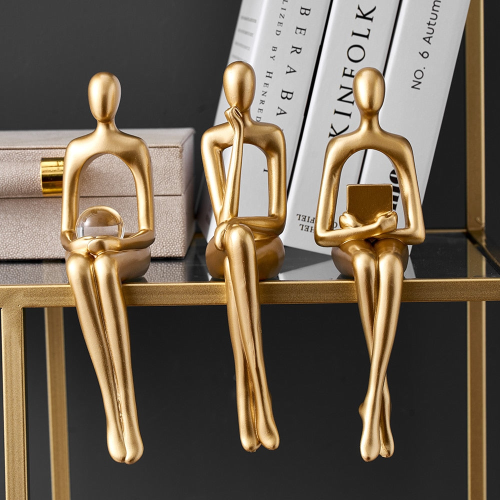 Skorter | Modern Figurines Abstract Home Decor Sculpture