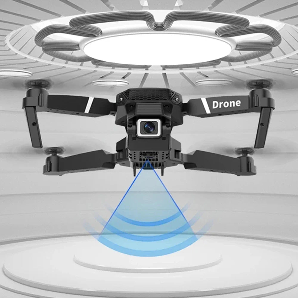 Skorter | E88 Foldable RC Drone – 4K Wide-Angle HD Camera 1080P WiFi FPV Height Hold Quadrotor Helicopter
