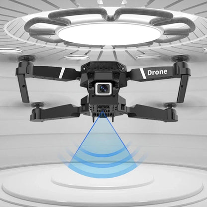 Skorter | E88 Foldable RC Drone – 4K Wide-Angle HD Camera 1080P WiFi FPV Height Hold Quadrotor Helicopter
