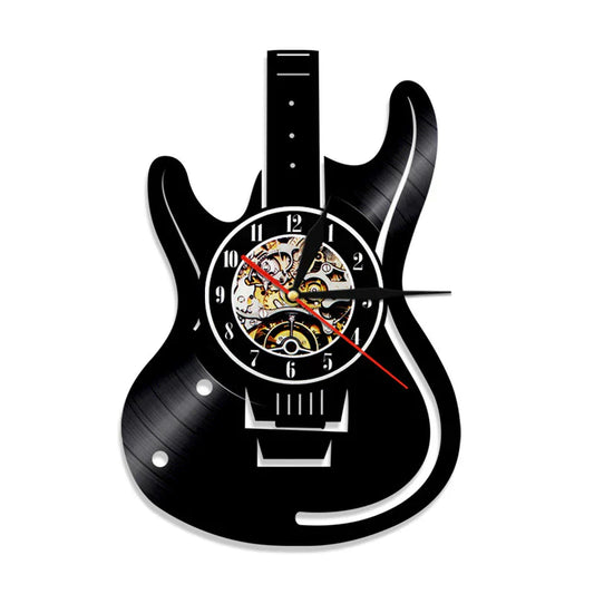 Skorter | Guitar Vinyl Wall Clock