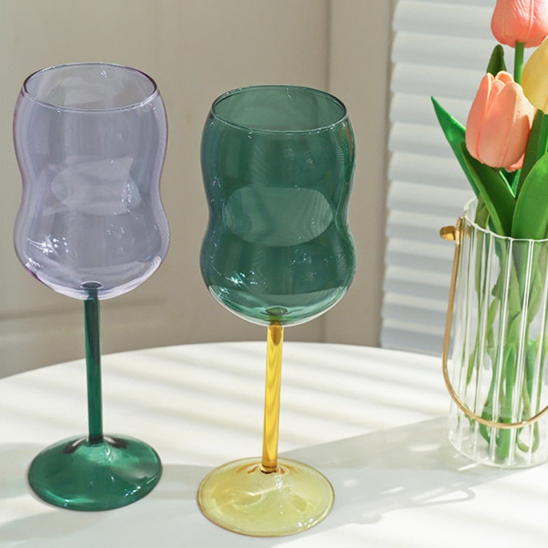 Skorter | 2-colored Chubby wine glass