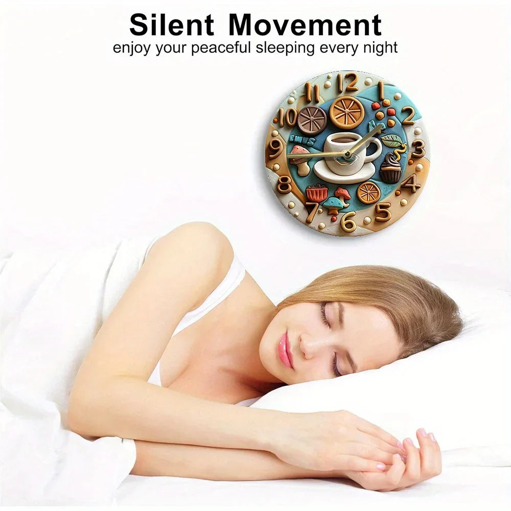 Skorter | Silent Coffee Clock DIY Decor