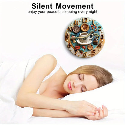 Skorter | Silent Coffee Clock DIY Decor