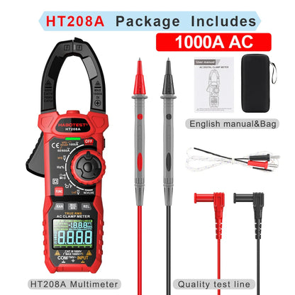 Skorter | HT208A/D True RMS Digital Clamp Meter Multimeter