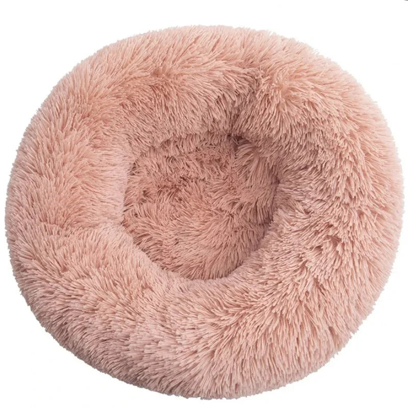 Skorter | CozyNest Plush Round Pet Bed – Washable & Non-Slip