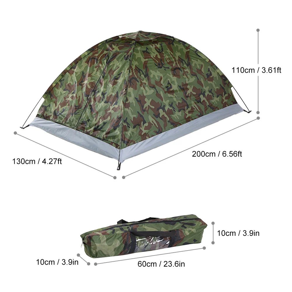 Skorter | Camping tent waterproof windproof UV sunshade for 1/2 people
