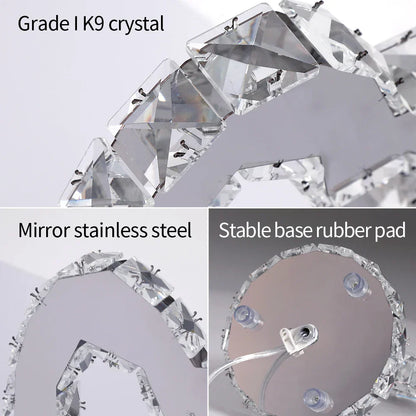 Skorter | AmbientShine | Modern Crystal Table Lamp