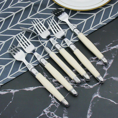 Skorter | IvoryElegance – Luxury Laguiole Cutlery Set with Timeless Style