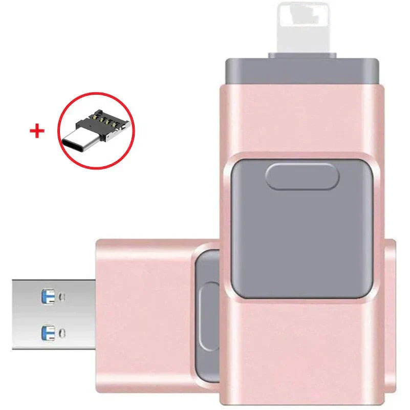 Skorter | DataFlex 4-in-1 Memory Stick – USB Storage for Phone, Tablet and PC