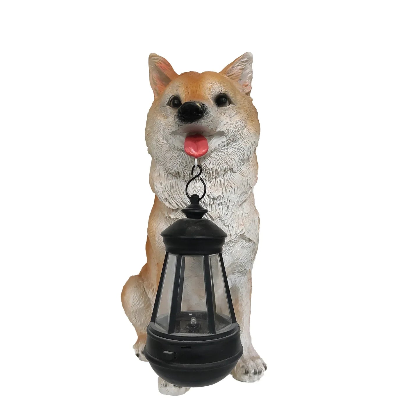 Skorter | Solar-Powered Outdoor Resin Dog Statue Lamp